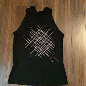 NWOT - Versace Dressy Top with rhinestones